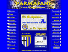Tablet Screenshot of parmafans.it